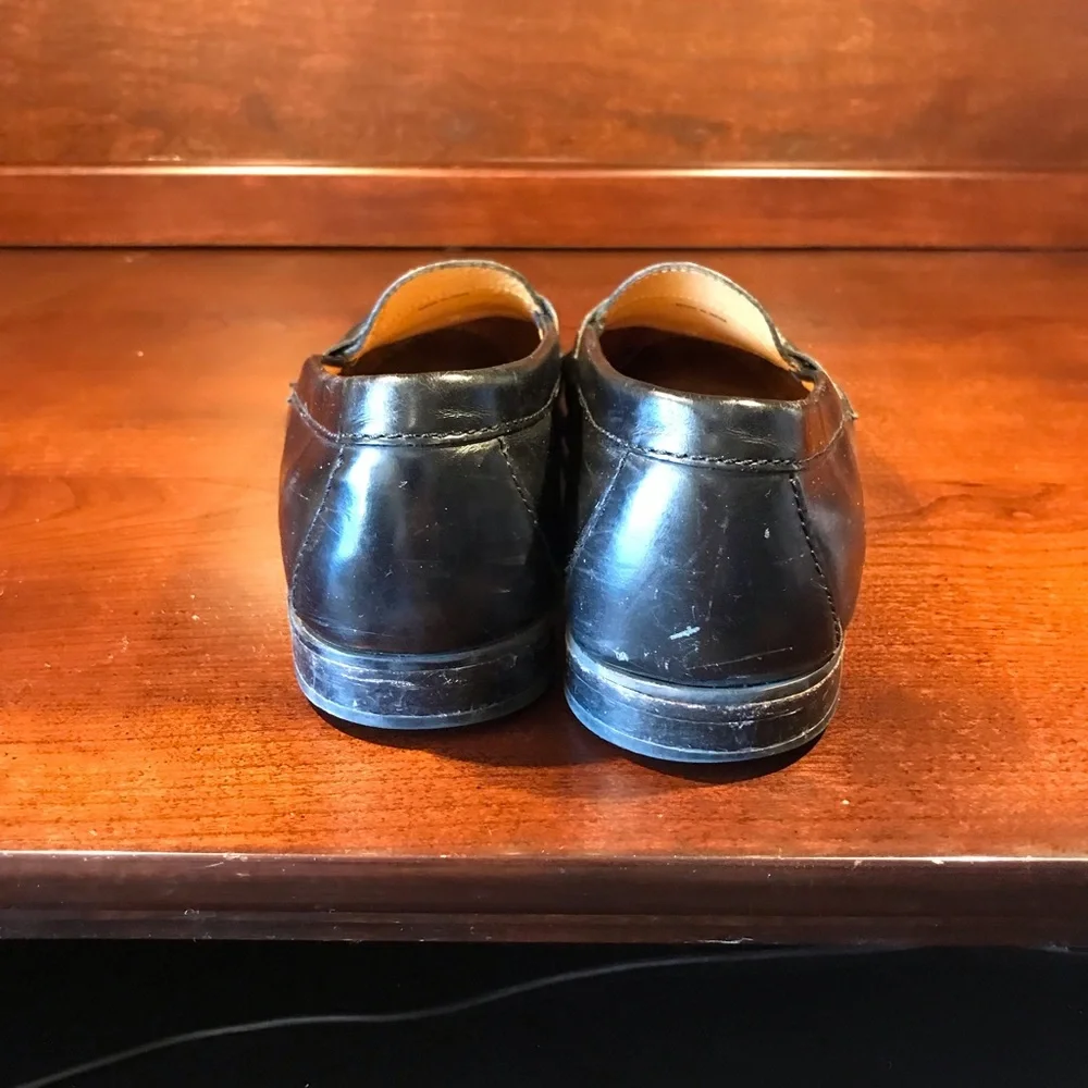 Men Cole Haan Penny Loafers Size 10M. BLACK